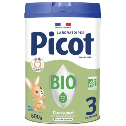 PICOT Lait Croissance Bio 800g - De 10 mois à 3 ans