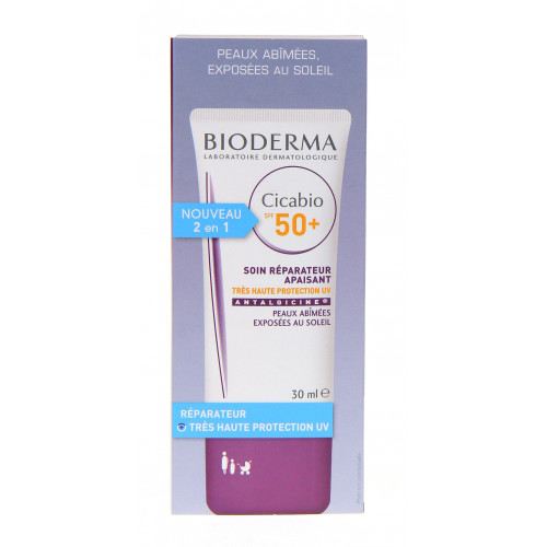 BIODERMA Cicabio SPF 50+ 30mL - Protection et réparation cutanée BIODERMA Cicabio SPF 50+ 30mL - Protection et réparation cutanée