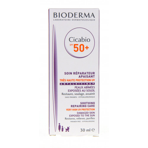 BIODERMA Cicabio SPF 50+ 30mL - Protection et réparation cutanée BIODERMA Cicabio SPF 50+ 30mL - Protection et réparation cutanée