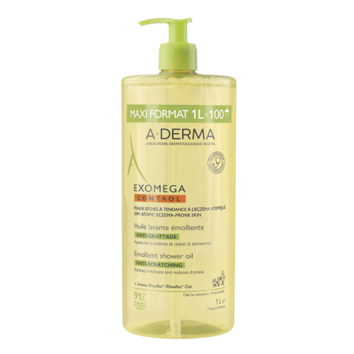 EXOMEGA CONTROL Huile Lavante Émolliente Anti-Grattage 1L