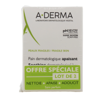 Pain Dermatologique Apaisant 2 x 100 g