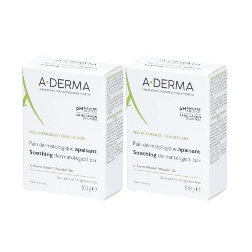 Pain Dermatologique Apaisant 2 x 100 g