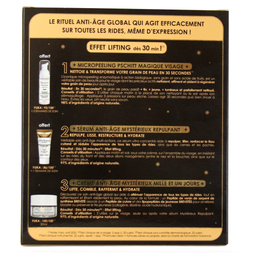 Mystérieux Mille et Un Jours Crème de Jour Anti-Âge Global 30 ml + Son Rituel Anti-Âge Global Offert, Coffret