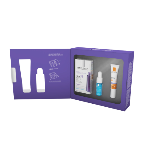 Mela B3 Sérum Concentré Anti-Taches 30 ml + Routine Peau Lumineuse Offerte, Coffret