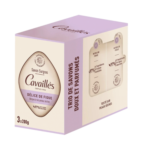 Savon Surgras Délice de Figue 3 x 200 g