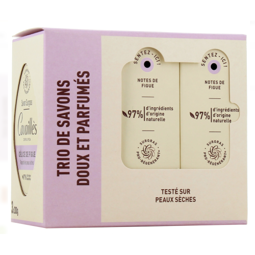 Savon Surgras Délice de Figue 3 x 200 g