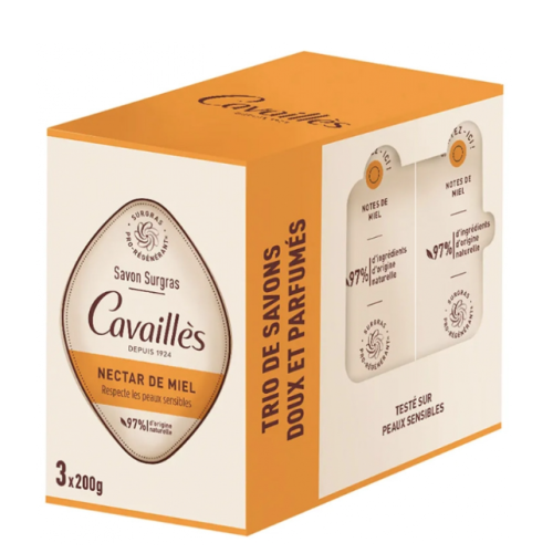 Savon Surgras Nectar de Miel 3 x 200 g