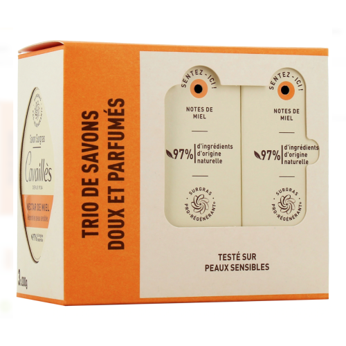 Savon Surgras Nectar de Miel 3 x 200 g