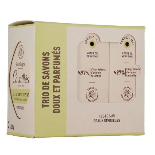 Savon Surgras Verveine 3 x 200 g