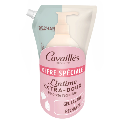 Soin lavant intime extra-doux 250 ml + eco recharge 500 ml
