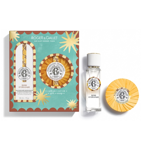 Bois d'Orange Eau Parfumée Bienfaisante 30 ml + Savon Bienfaisant 100 g Offert, Coffret