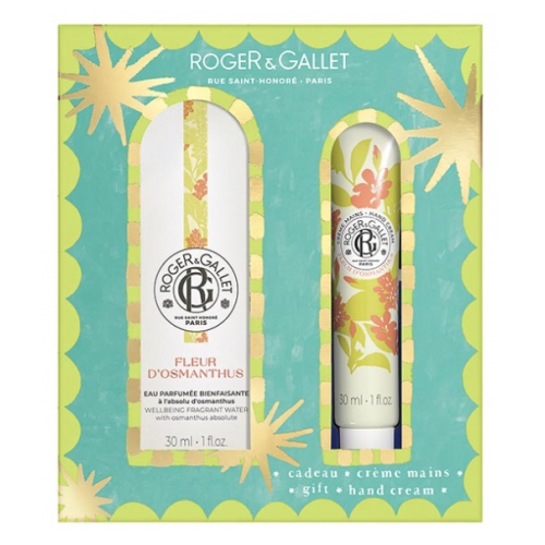 Fleur d'Osmanthus Eau Parfumée Bienfaisante 30 ml + Crème Mains 30 ml Offert, Coffret