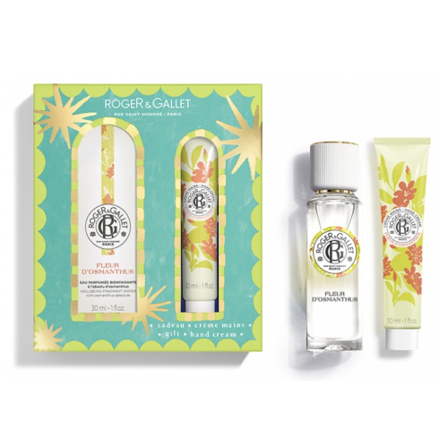 Fleur d'Osmanthus Eau Parfumée Bienfaisante 30 ml + Crème Mains 30 ml Offert, Coffret