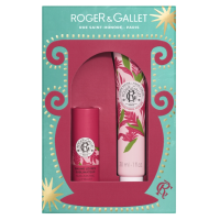 Gingembre Rouge Crème Mains 30 ml + Baume Lèvres Sublimateur 3,5 g, Coffret