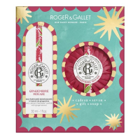 Gingembre Rouge Eau Parfumée Bienfaisante 30 ml + Savon Bienfaisant 100 g Offert, Coffret