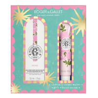 Rose Eau Parfumée Bienfaisante 30 ml + Crème Mains 30 ml Offert, Coffret