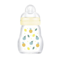 MAM Biberon Verre Feel Good 170mL - Chauffable, Stérilisable