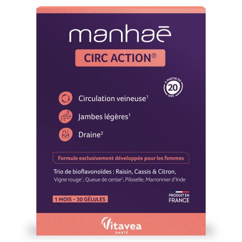 Circ Action 15+ jambes légères 30 gélules