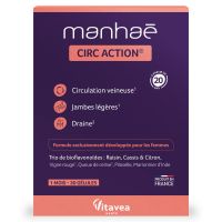 Circ Action 15+ jambes légères 30 gélules