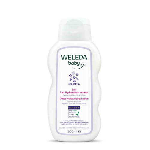 Baby Derma Lait Hydratation Intense 3en1 Sans Parfum 200 ml