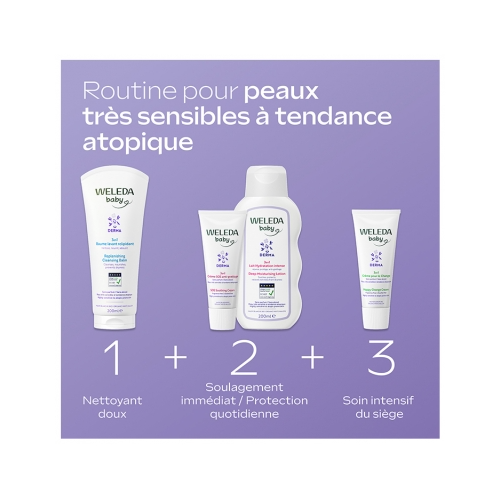 Baby Derma Lait Hydratation Intense 3en1 Sans Parfum 200 ml