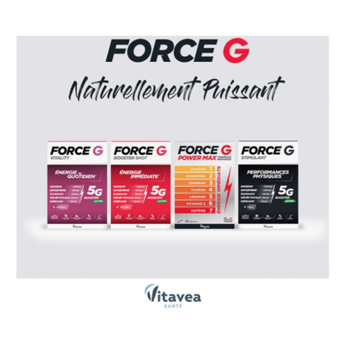 Force G Stimulant Performances Physiques 10 Ampoules