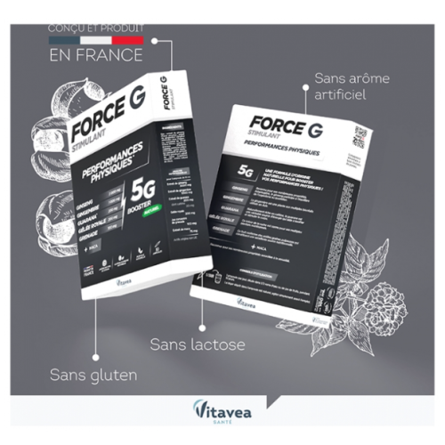 Force G Stimulant Performances Physiques 10 Ampoules