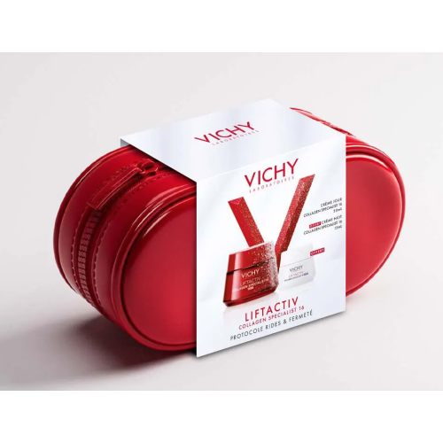 LiftActiv Crème Collagen Specialist 16 Jour 50 ml + Crème Nuit 15 ml et sa Trousse Offertes