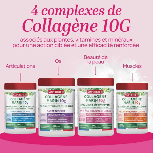 Collagène Marin 10 g + Céramides, Resvératrol 210 g