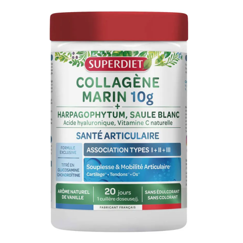 Collagène Marin 10 g + Harpagophytum et Saule Blanc 220 g