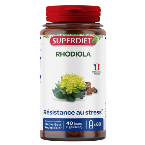 Rhodiola Résistance au Stress 80 gélules