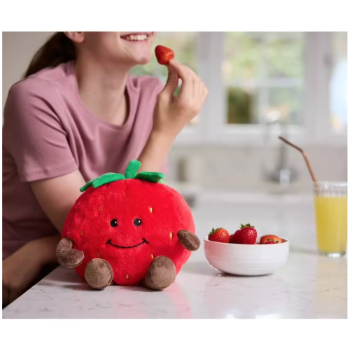 Cozy Peluches Bouillotte Fraise