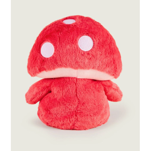 Cozy Peluches Déhoussables Bouillotte Champignon Rose