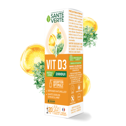 Vitamine D3 Végétale 2000 UI 20 ml