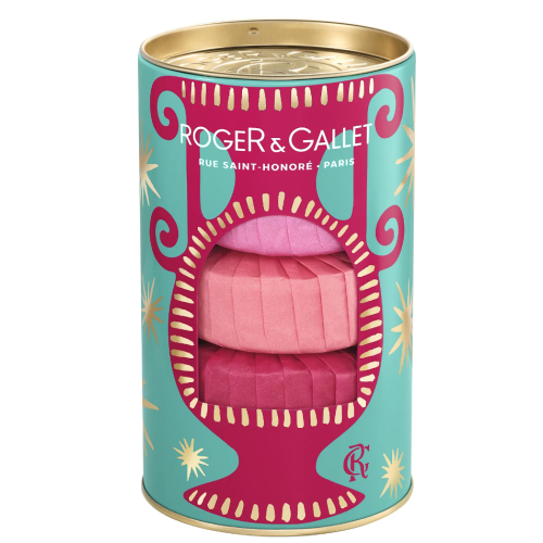 Coffret 3 Savons Bienfaisants Fleur de Figuier – Gingembre Rouge – Rose