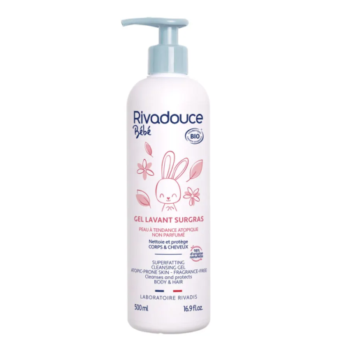 Bébé Gel Lavant Surgras Bio 500 ml
