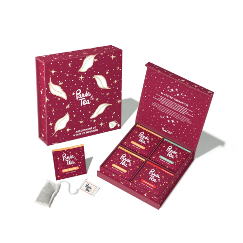 Coffret Enchan-Thé Tisanes et Thés de Noël 20 sachets