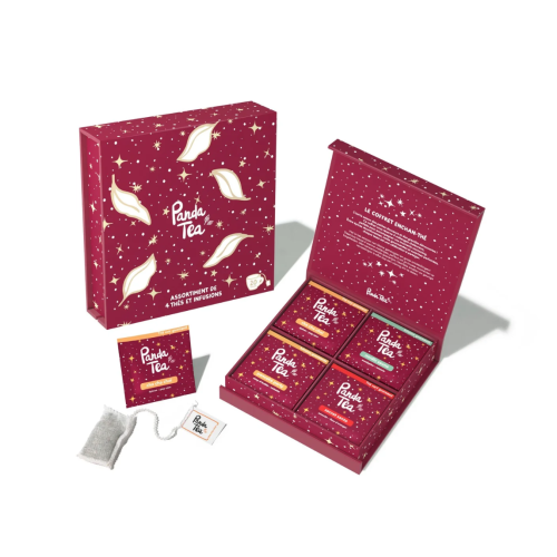 Coffret Enchan-Thé Tisanes et Thés de Noël 20 sachets
