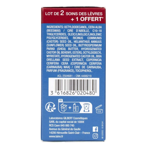 Pro Intense Soin des Lèvres 3 x 4 g dont 1 Offert