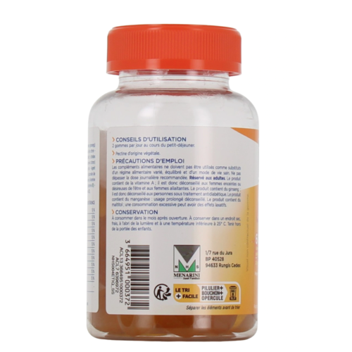 MA Vitalité Gummies 18 ans et + 60 gommes goût citron