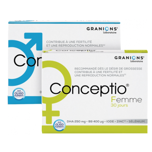 Conceptio Homme 90 Capsules et 30 Sachets + Conceptio Femme 30 Capsules et 30 Gélules