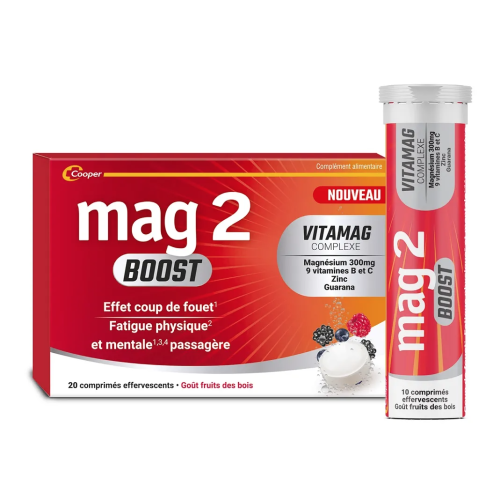 Mag 2 Boost 20 comprimés