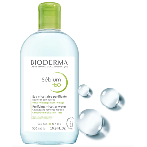 Sébium H2O Eau Micellaire Nettoyante Purifiante 500 ml