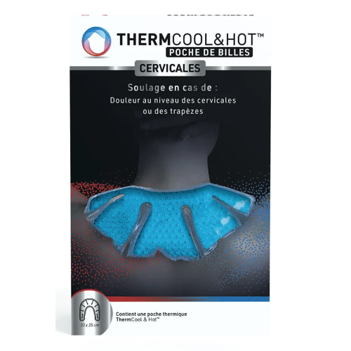 ThermCool&Hot Poche de Billes Cervicales Chaud/Froid 1 poche