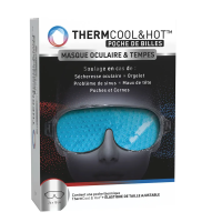 ThermCool&Hot Poche de Billes Masque Oculaire & Tempes Chaud/Froid 1 poche