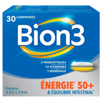 BION3 Vitalité 50+ Seniors 90 Comprimés - Boostez votre forme !