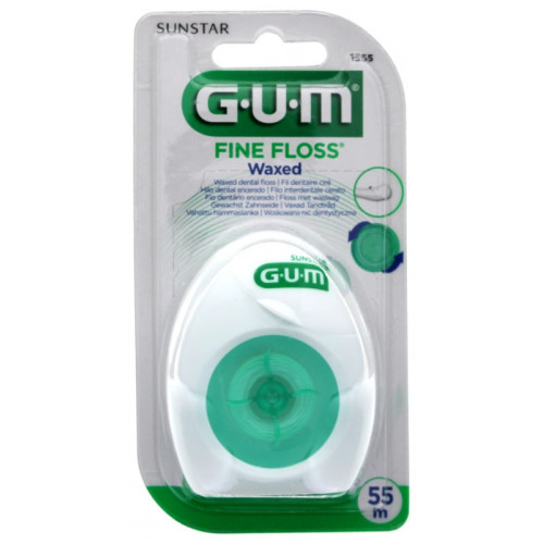 GUM Fine Floss 55m - Nettoyage Interdentaire Efficace
