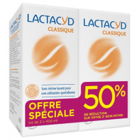 Lactacyd Femina Soin Doux Intime 2x400ml - Nettoyage Délicat