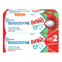 Pro émail dentifrice Enfant 2 x 50 ml gout fraise