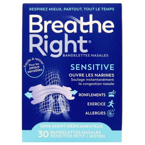 Respir' Activ 30 Bandelettes Nasales Sensitive